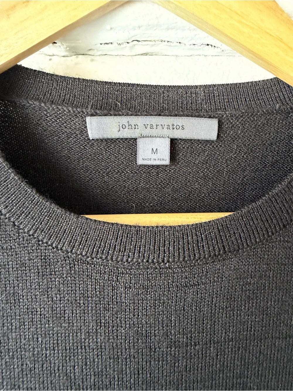 John Varvatos Black Novas Crewneck Sweater - Picture 3 of 4